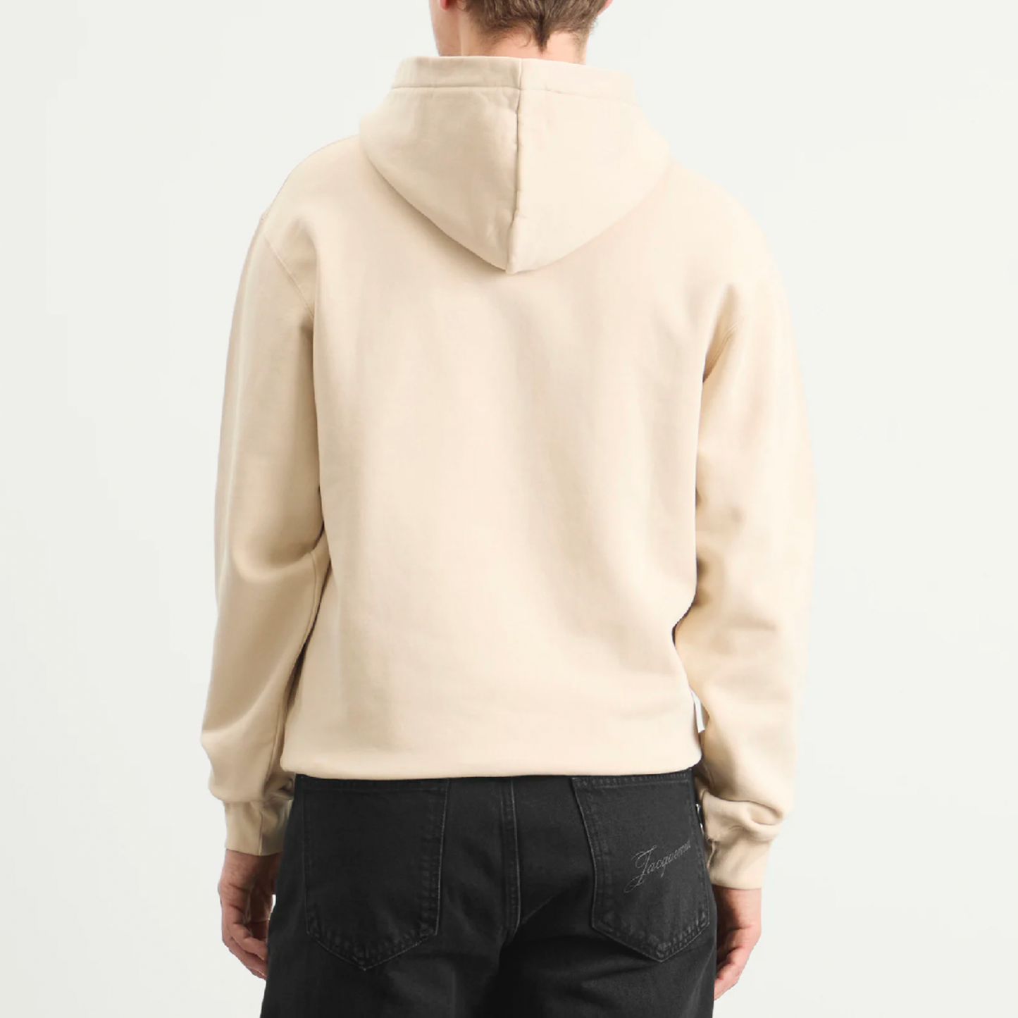 Jacquemus – Hoodie Le Sweatshirt Gros Grain écru