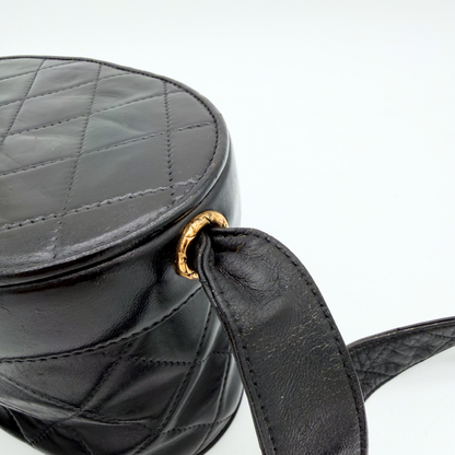 Chanel – Vanity Vintage Cuir Noir