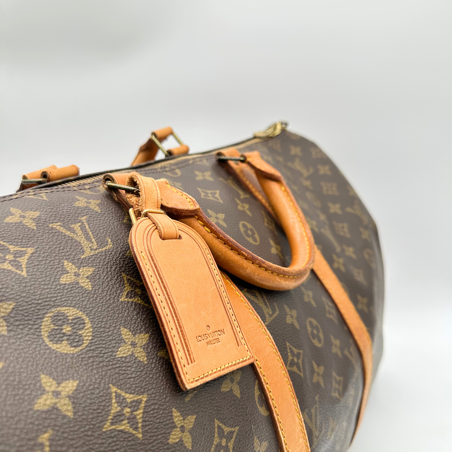 Louis Vuitton Keepall Bandoulière 50 – Sac de Voyage en Toile