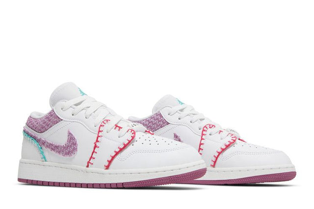 Air Jordan 1 Low White Light Bordeaux