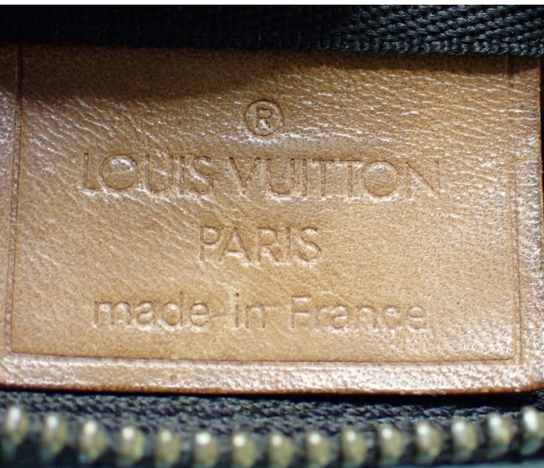 Etiquette intérieur louis Vuitton speedy nano 
