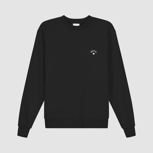 Sweat col rond Cor noir Arte Antwerp