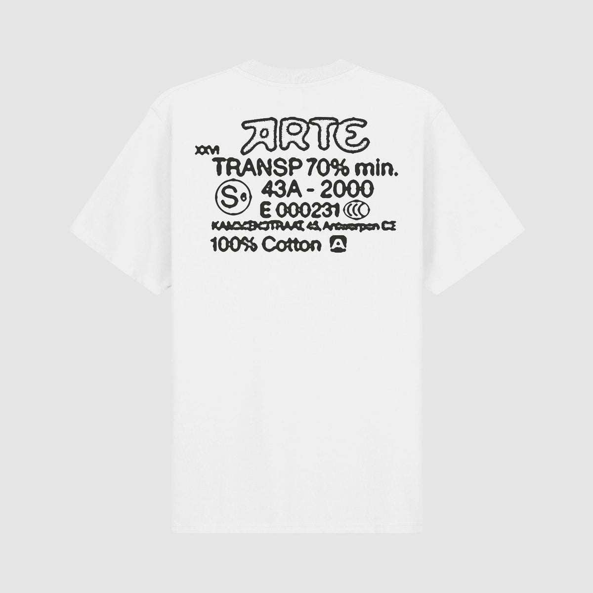 T-shirt Serial Stamp blanc Arte Antwerp
