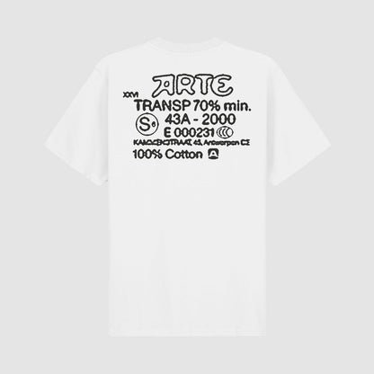 T-shirt Serial Stamp blanc Arte Antwerp