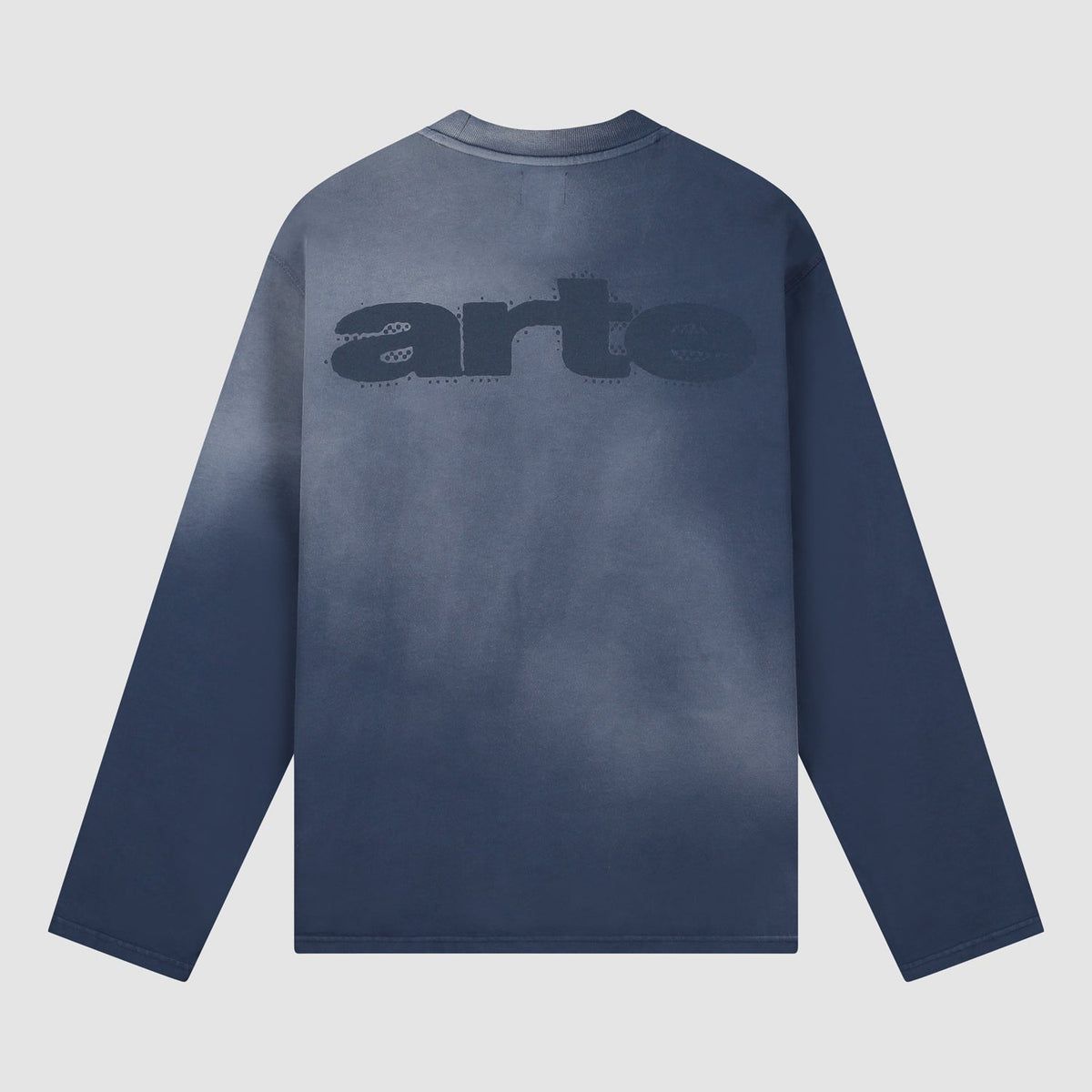Longsleeve Stencil Sunfade bleu marine Arte Antwerp