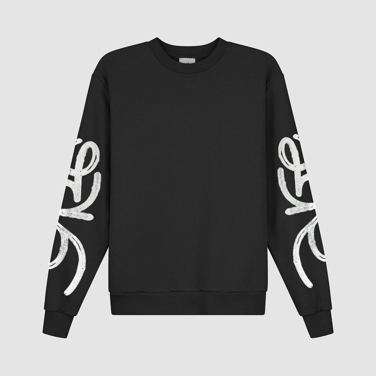 Sweat col rond Swirl noir Arte Antwerp
