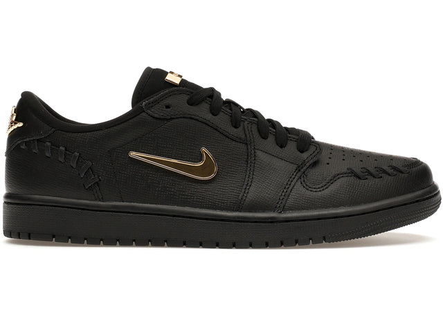 Air Jordan 1 Low Method of Make Black Metallic Gold