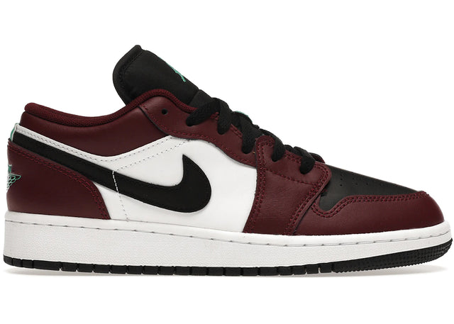 Air Jordan 1 Low SE Dark Beetroot Black Roma Green