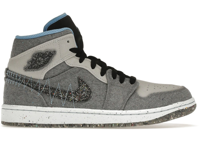 Air Jordan 1 Mid Crater Grey University Blue