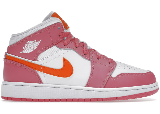 Air Jordan 1 Mid Pinksicle Safety Orange
