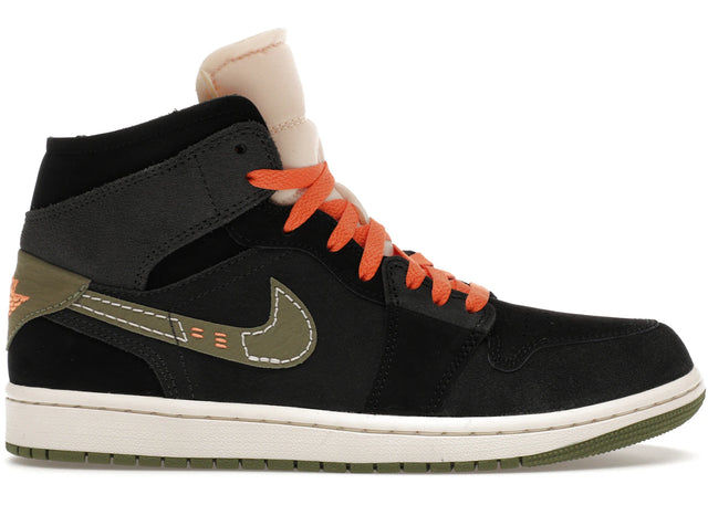 Air Jordan 1 Mid SE Craft Anthracite Light Olive