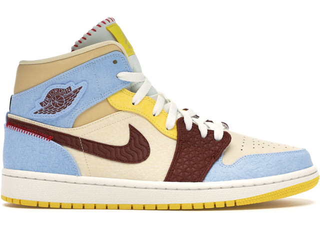 Air Jordan 1 Mid Fearless Maison Château Rouge