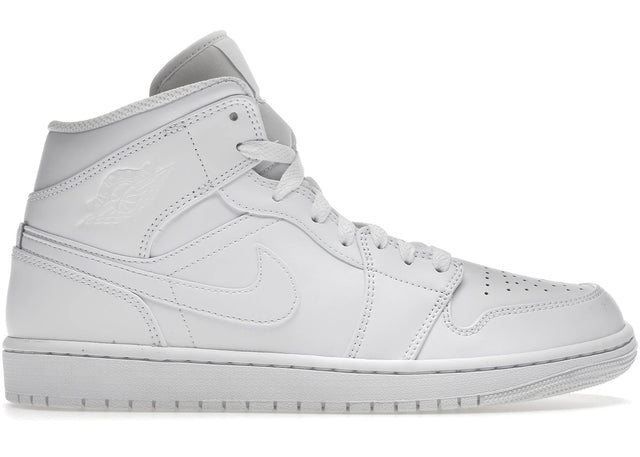 Air Jordan 1 Mid Triple White (2022)