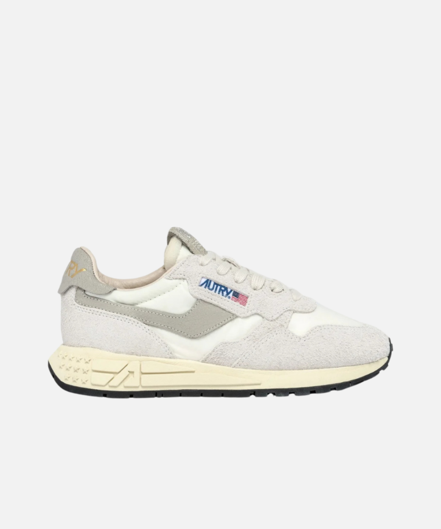 Autry sneakers baskets reelwind low en nylon et daim blanc