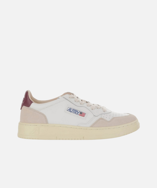 Autry Medalist burgundy sneakers