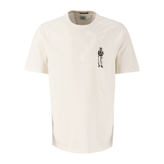T-SHIRT CP COMPANY MERCERIZED JERSEY 30/2 TWISTED