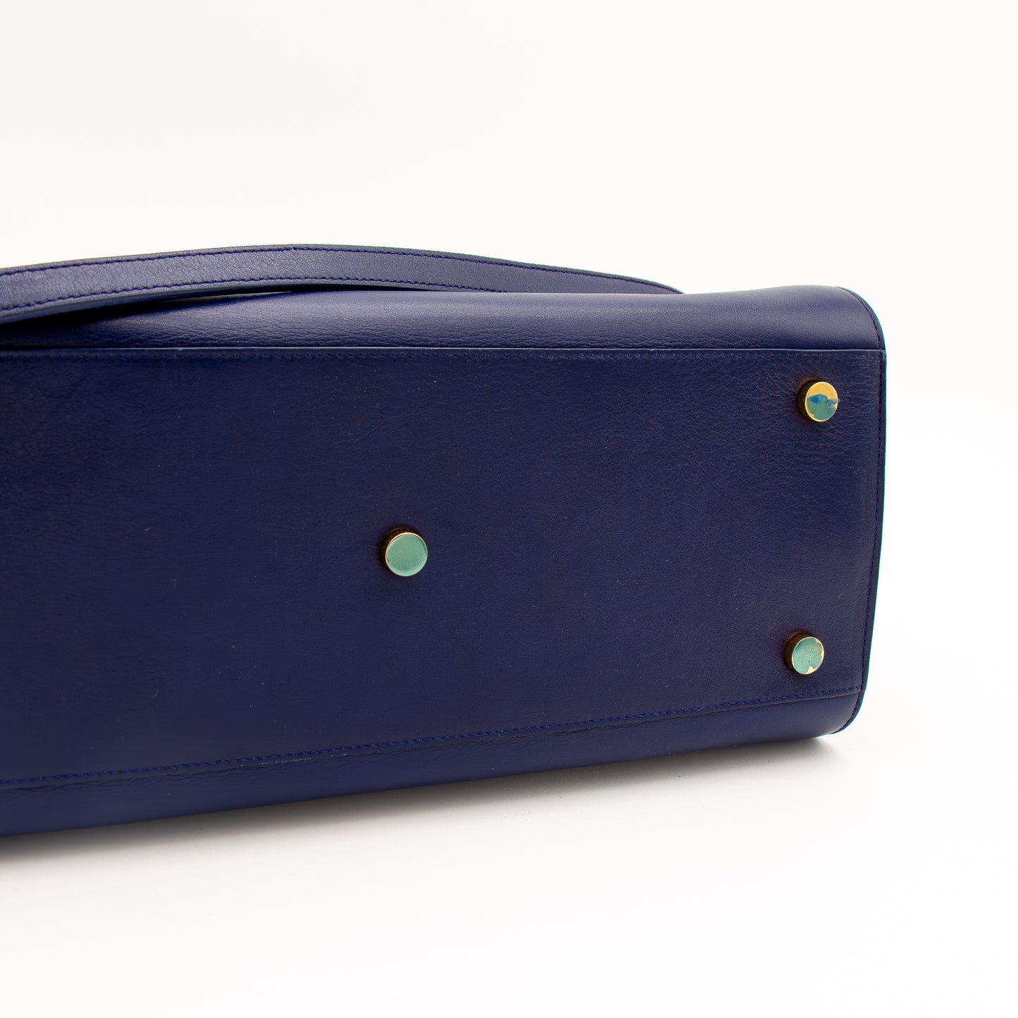 Saint Laurent Sac de Jour cuir bleu marine