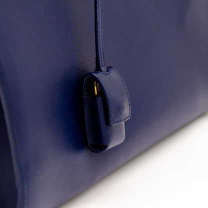 Saint Laurent Sac de Jour cuir bleu marine