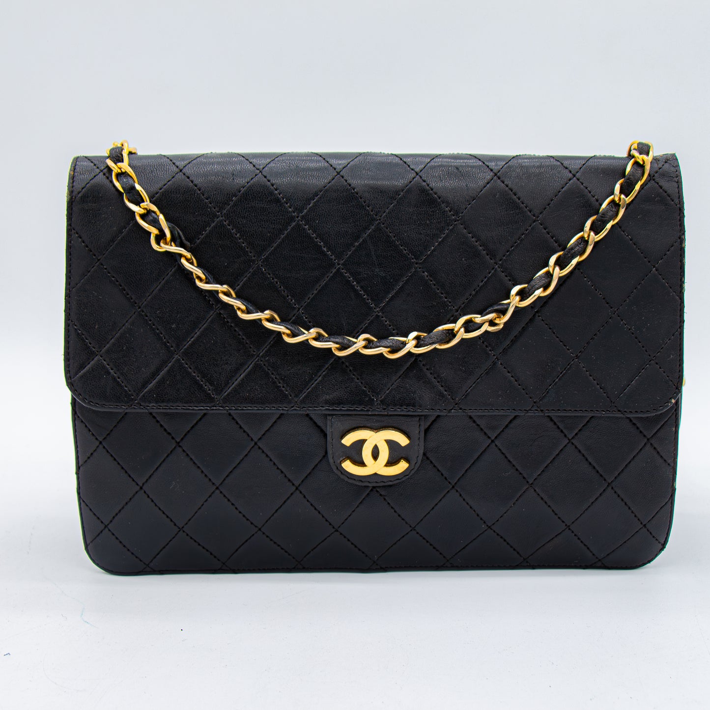 Chanel – Timeless Vintage Cuir Noir Matelassé