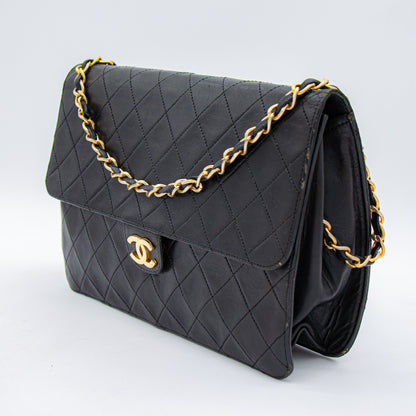Chanel – Timeless Vintage Cuir Noir Matelassé