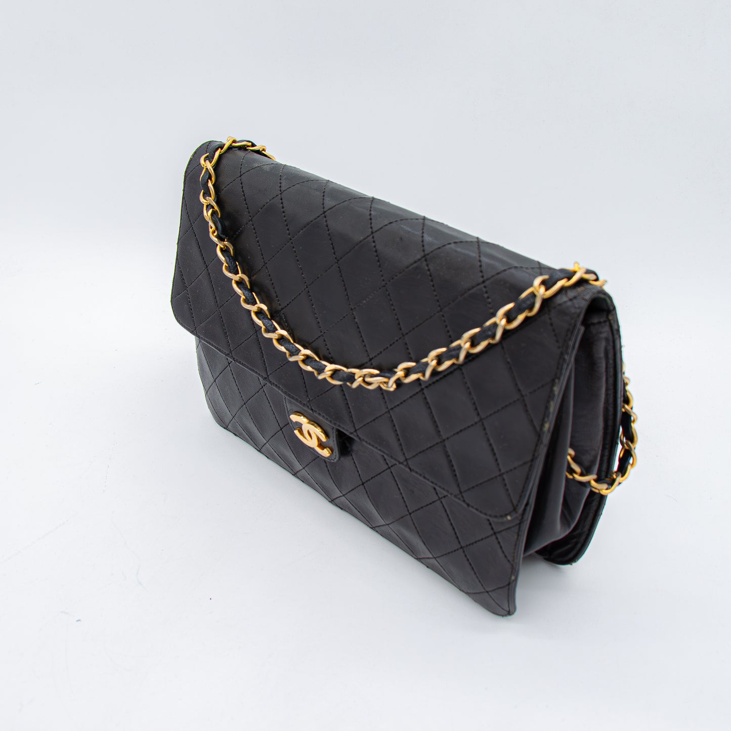 Chanel – Timeless Vintage Cuir Noir Matelassé