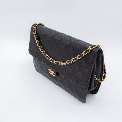 Chanel – Timeless Vintage Cuir Noir Matelassé