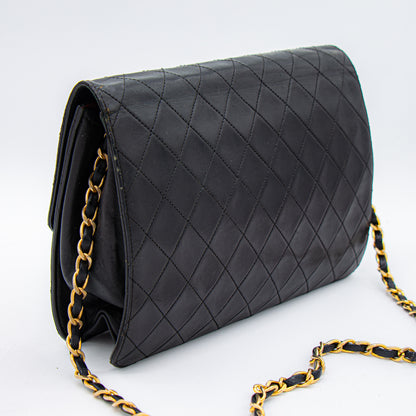 Chanel – Timeless Vintage Cuir Noir Matelassé