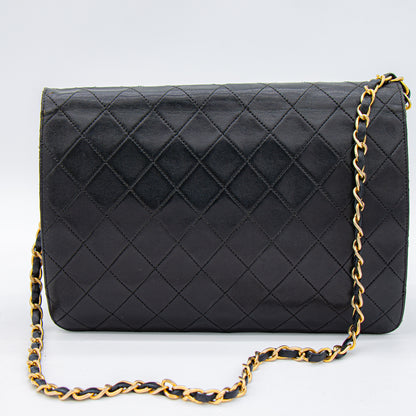 Chanel – Timeless Vintage Cuir Noir Matelassé