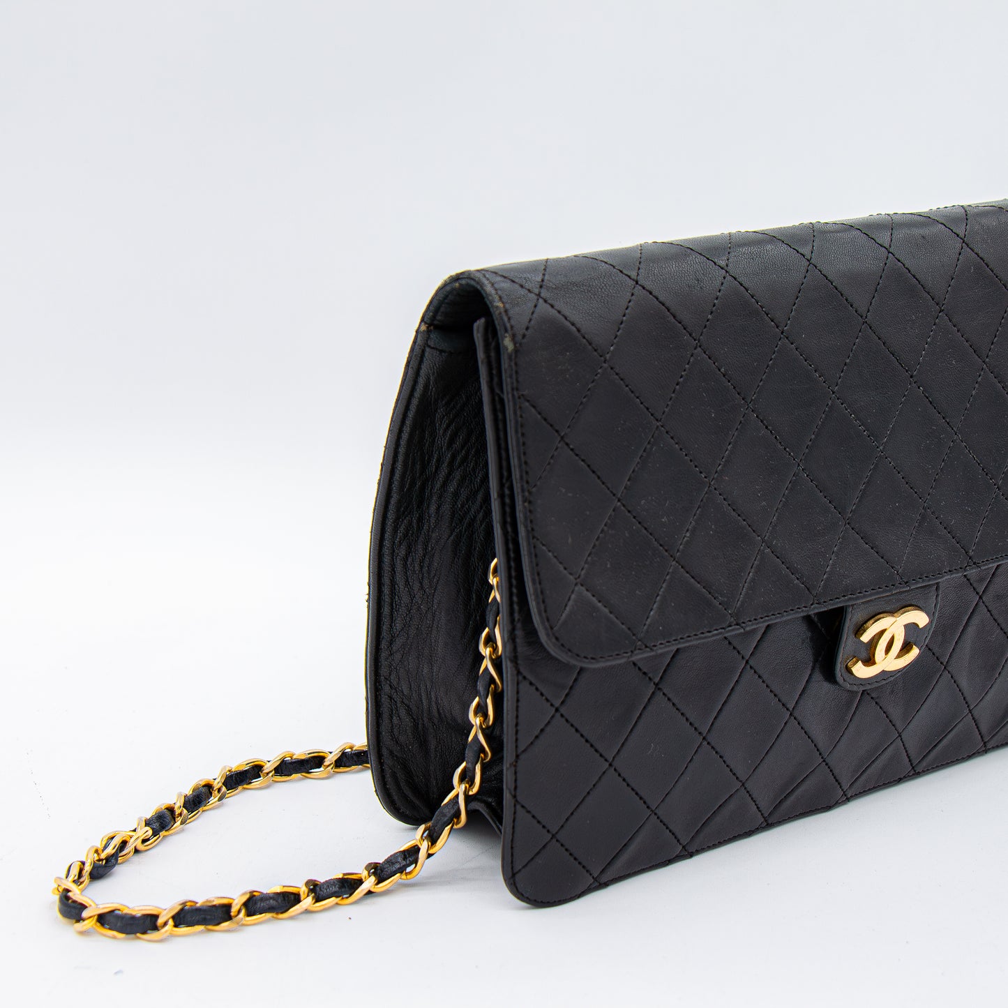 Chanel – Timeless Vintage Cuir Noir Matelassé