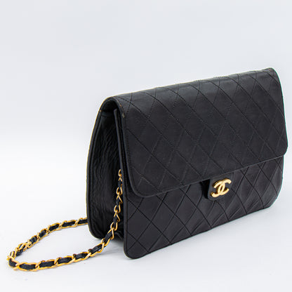 Chanel – Timeless Vintage Cuir Noir Matelassé