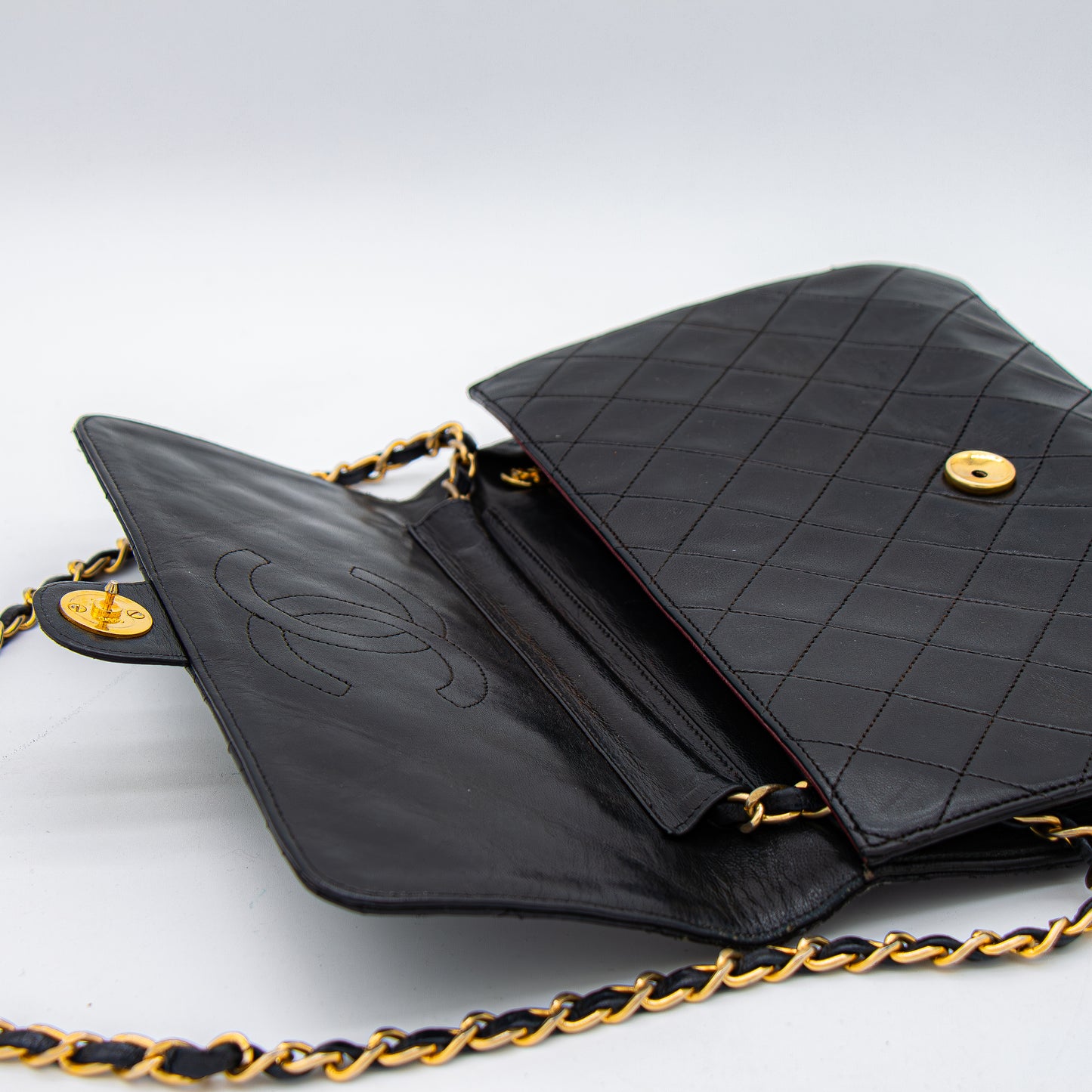 Chanel – Timeless Vintage Cuir Noir Matelassé