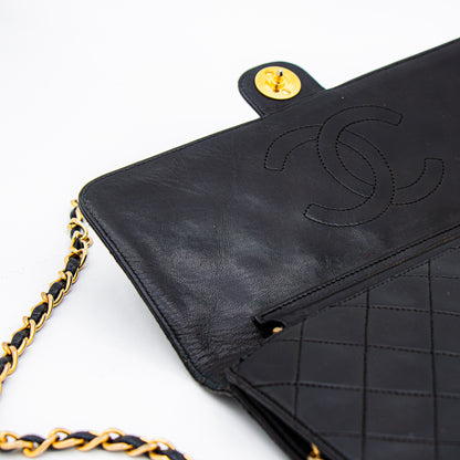 Chanel – Timeless Vintage Cuir Noir Matelassé