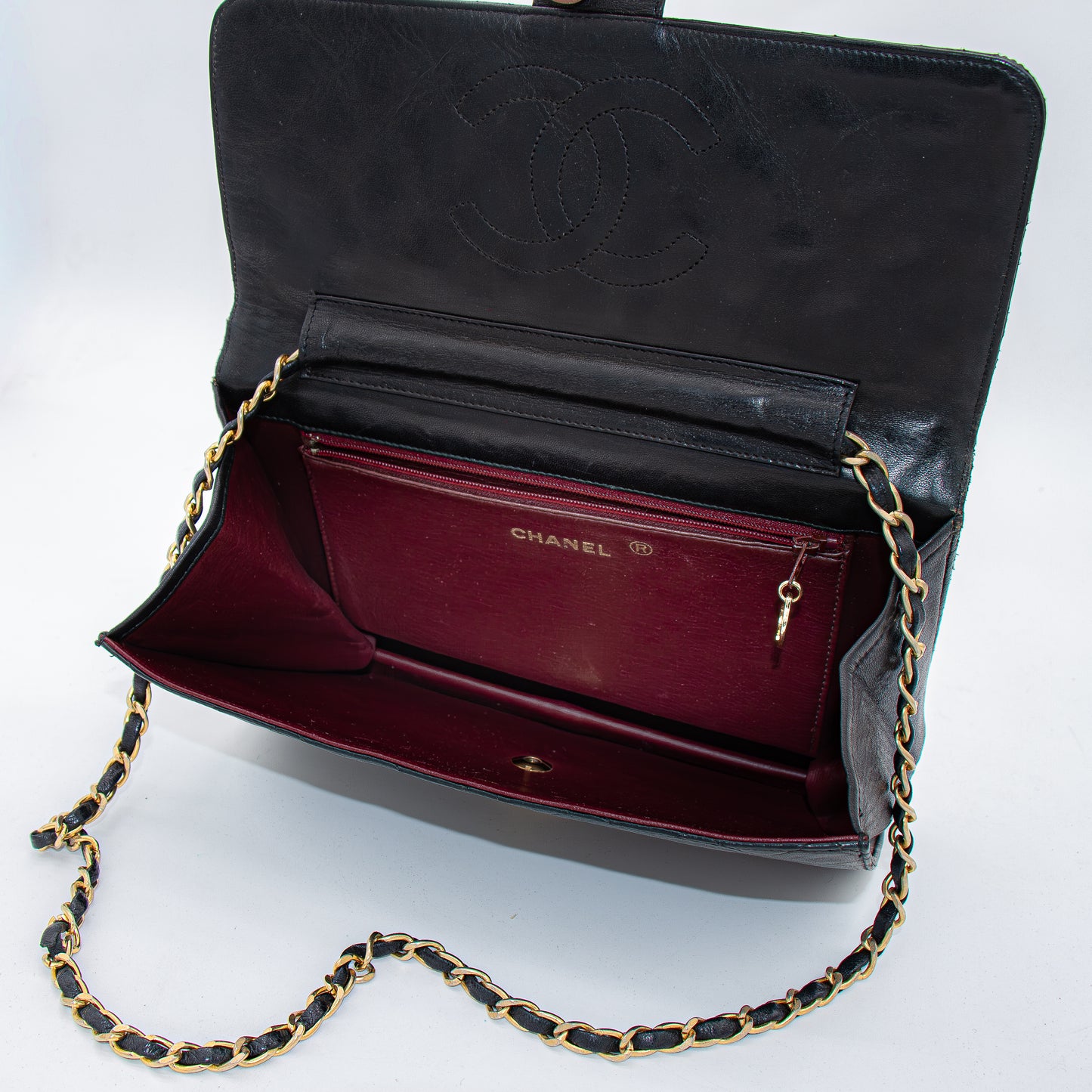 Chanel – Timeless Vintage Cuir Noir Matelassé