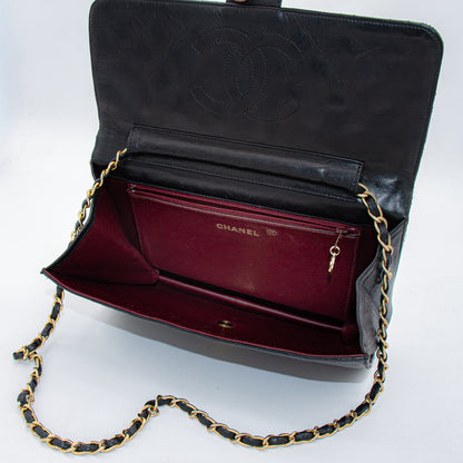 Chanel – Timeless Vintage Cuir Noir Matelassé