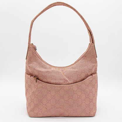 Gucci – Sac porté épaule GG Canvas Rose