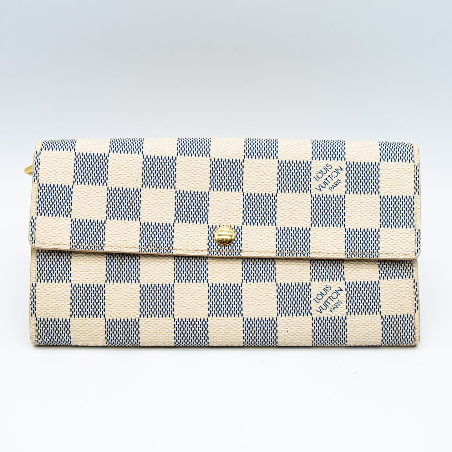 Louis Vuitton – Portefeuille Sarah Damier Azur