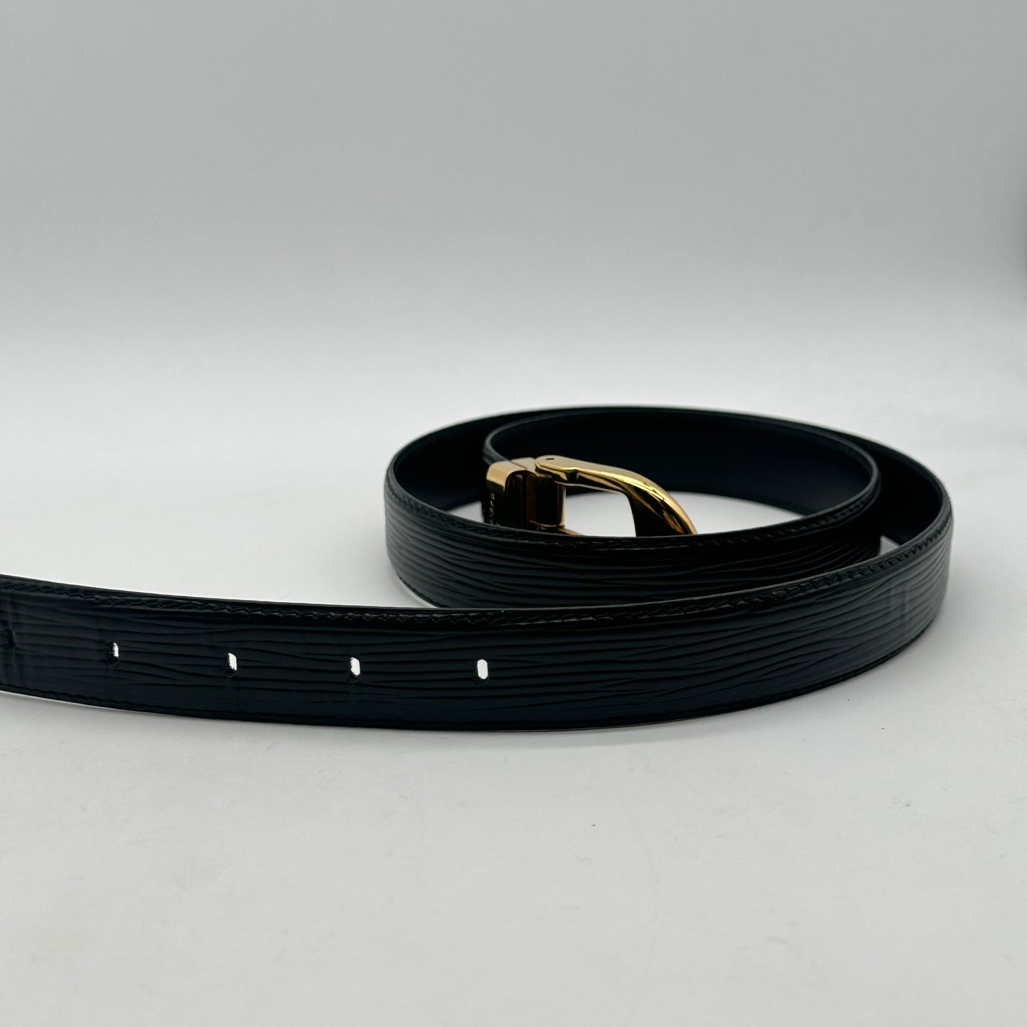 Louis Vuitton – Ceinture Timeless Épi Noir