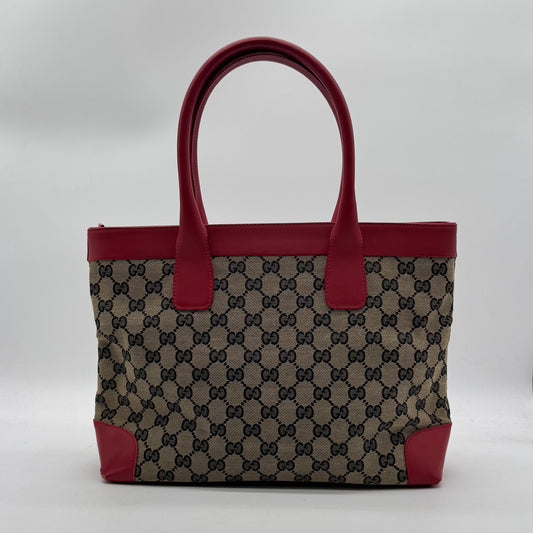 Gucci – Tote Toile GG Rouge