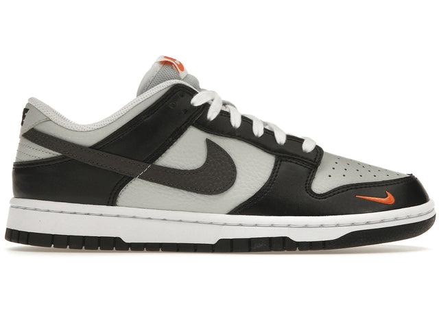Nike Dunk Low Black Total Orange Mini Swoosh - FN7808-001