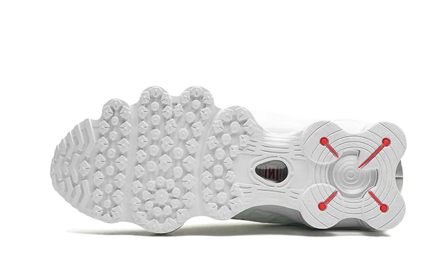 Nike Shox TL White Metallic Silver Max Orange