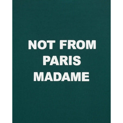 T-shirt Drôle de Monsieur Slogan vert détail