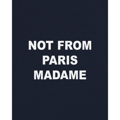 T-shirt Drôle de Monsieur Slogan bleu marine autre vue