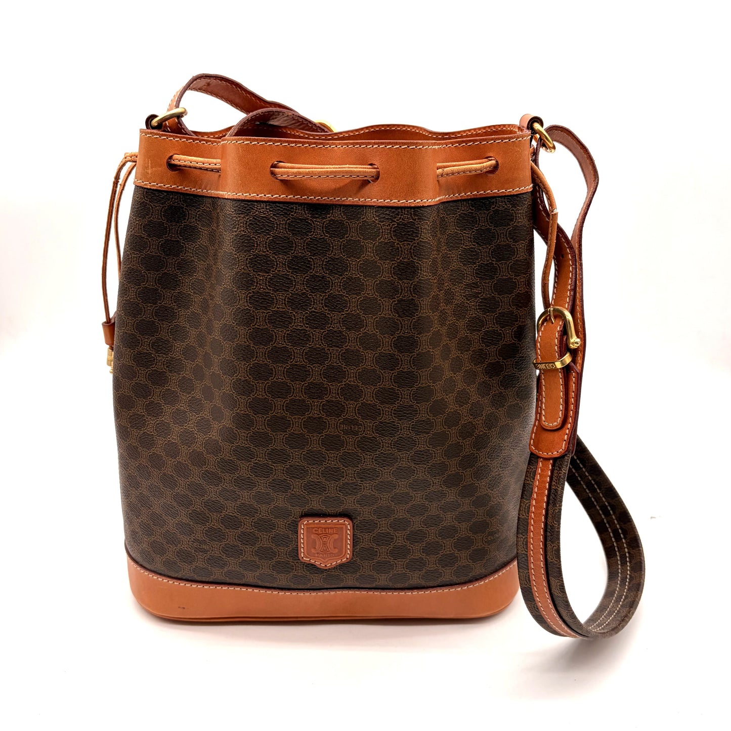 Céline Sac Seau Toile Macadam - vue avant