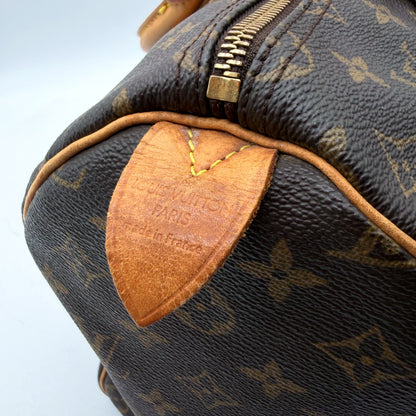 Louis Vuitton Speedy 35 Toile Monogram - cachet Louis Vuitton Paris made in France