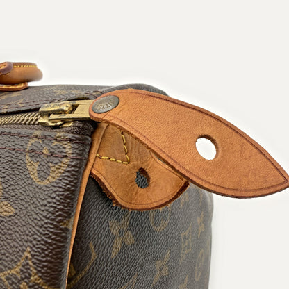 Louis Vuitton Speedy 35 Monogram - détail tirette zip