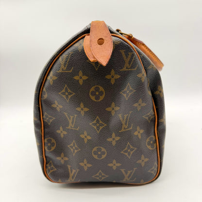 Louis Vuitton Speedy 30 toile Monogram - vue de côté opposé