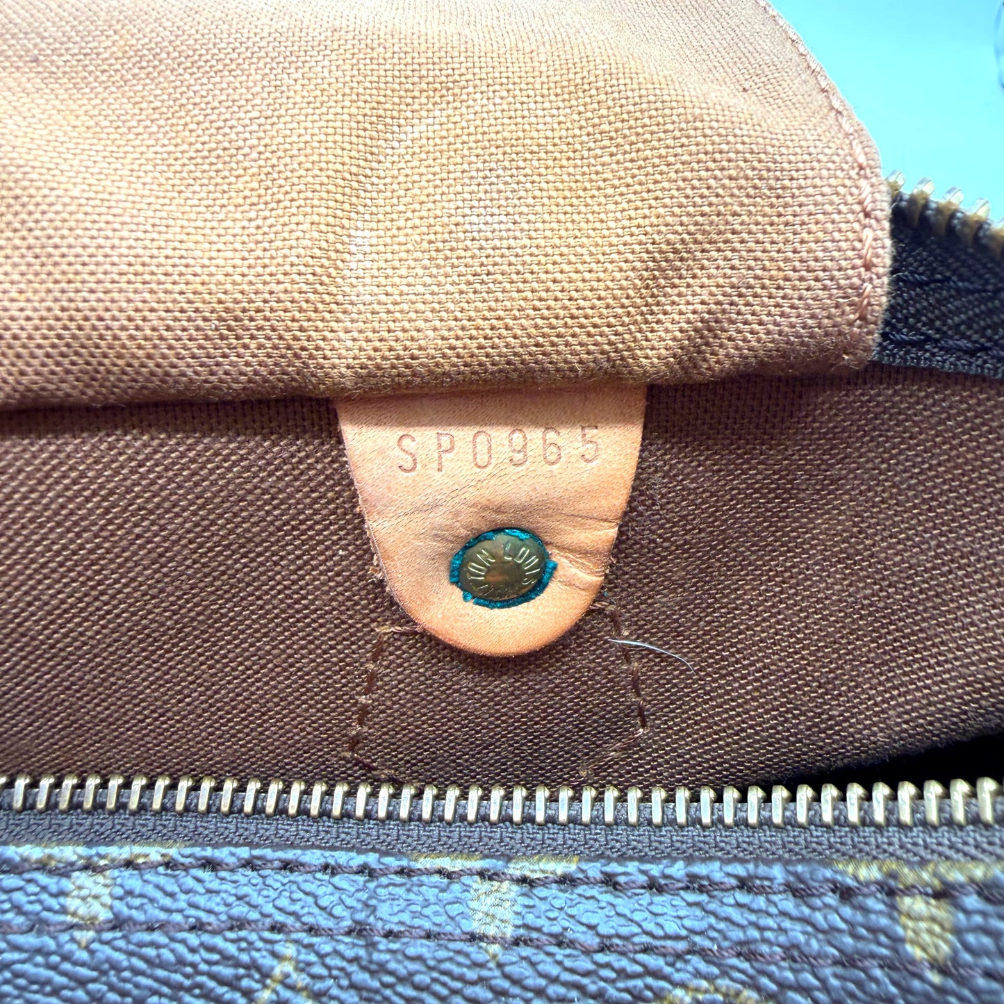 Louis Vuitton Speedy 30 - code date SP0965 fabriqué en France juin 1995