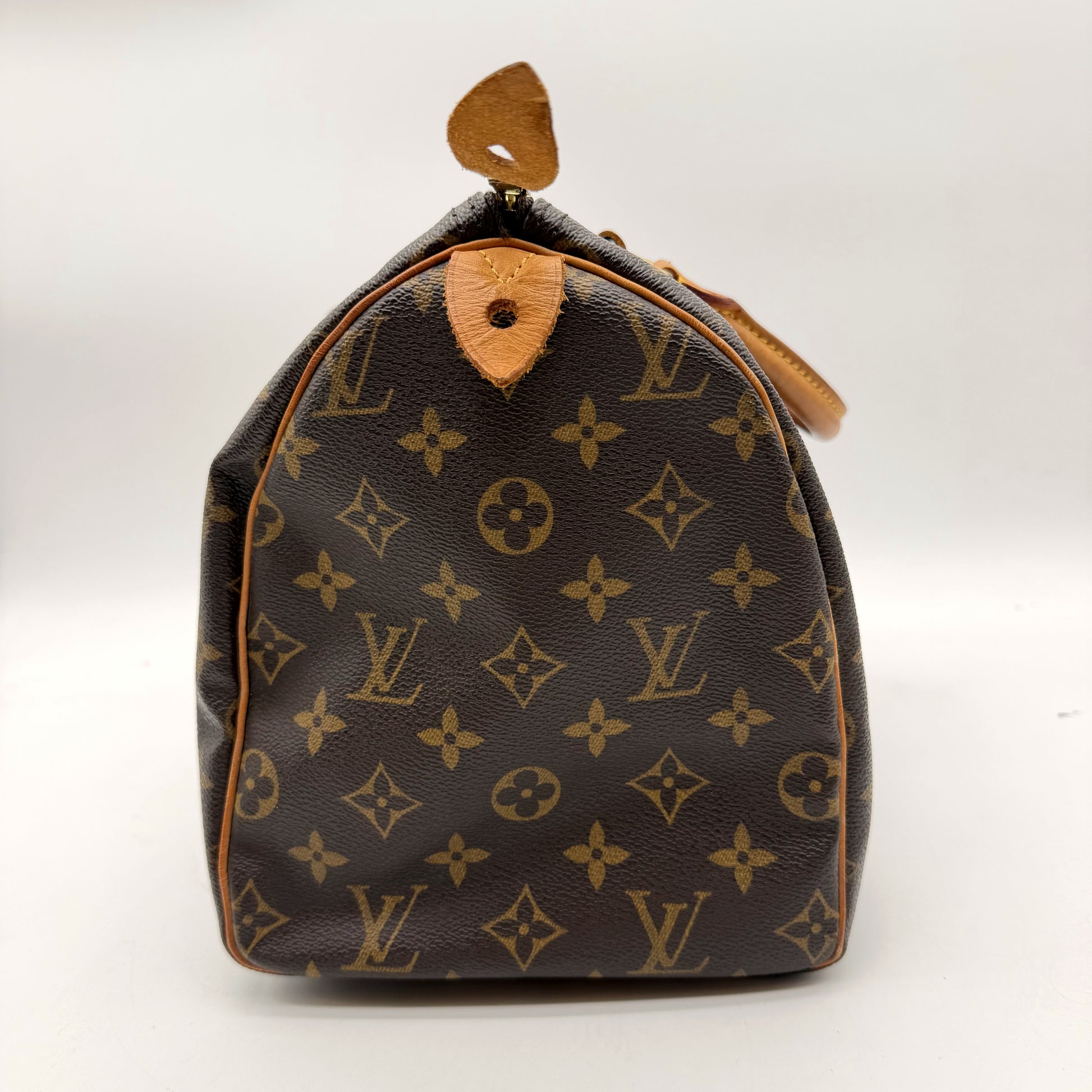 Louis Vuitton Speedy 30 Toile Monogram - profil côté opposé