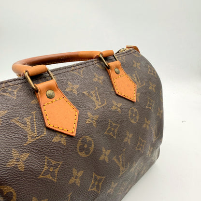 Louis Vuitton Speedy 25 - dessus anses et fermeture zip laiton