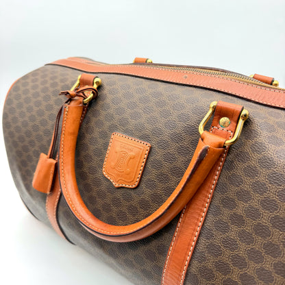 Céline Boston 40 - vue en angle anses cuir naturel